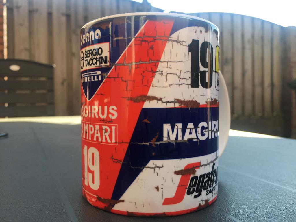 ✅ Ayrton Senna Toleman mok Vintage olie F1 Autosport NIEUW, Verzamelen, Ophalen of Verzenden, Nieuw, Formule 1