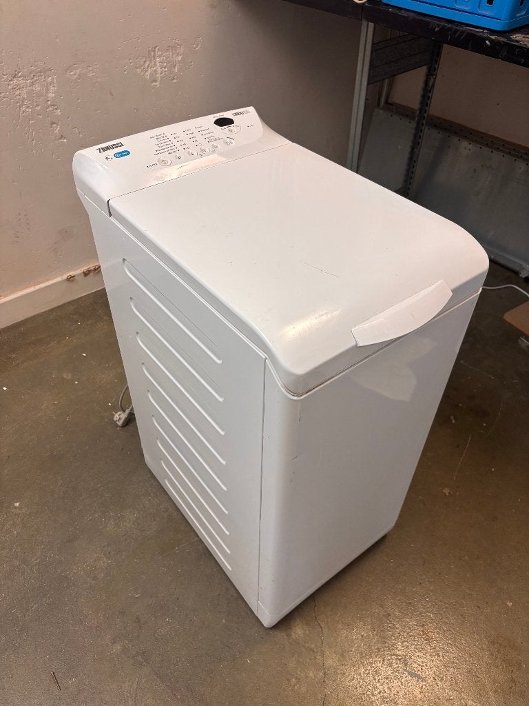 Bovenlader, wasmachine, Zanussi, Witgoed en Apparatuur, Wasmachines, Ophalen, 1200 tot 1600 toeren, Gebruikt, 4 tot 6 kg