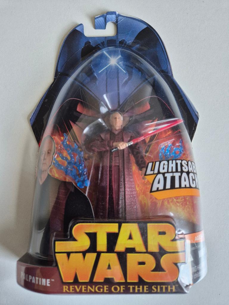 Star Wars ROTS 35 Palpatine Red Lightsaber Attack, Verzamelen, Star Wars, Nieuw, Actiefiguurtje, Ophalen of Verzenden