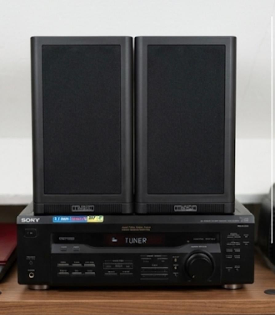 Versterker en boekenplank speakers, Ophalen of Verzenden, Zo goed als nieuw, Speakers, Overige merken