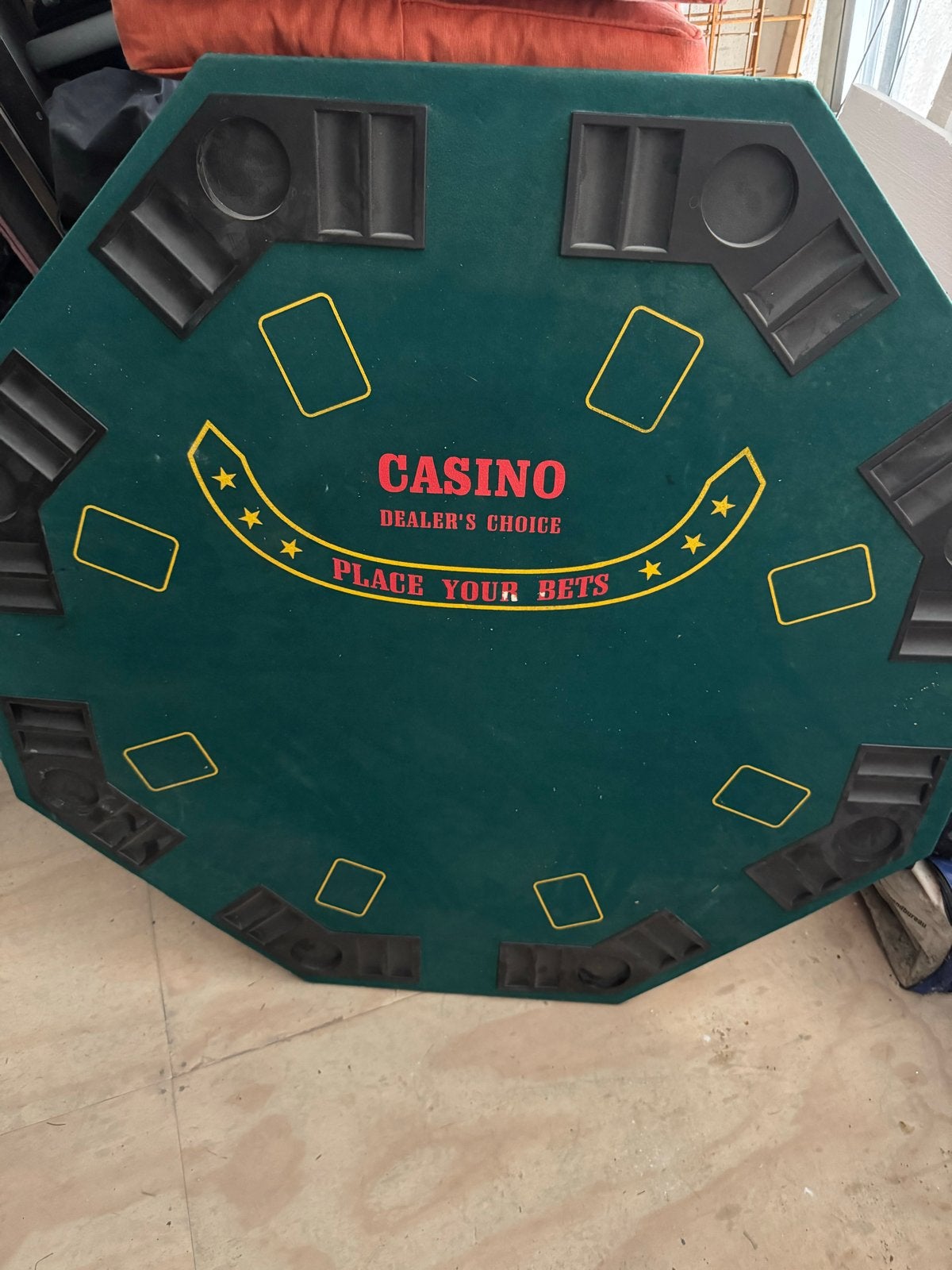 Uitklapbare Pokertafel - Casino Dealer's Choice, Ophalen, Gebruikt