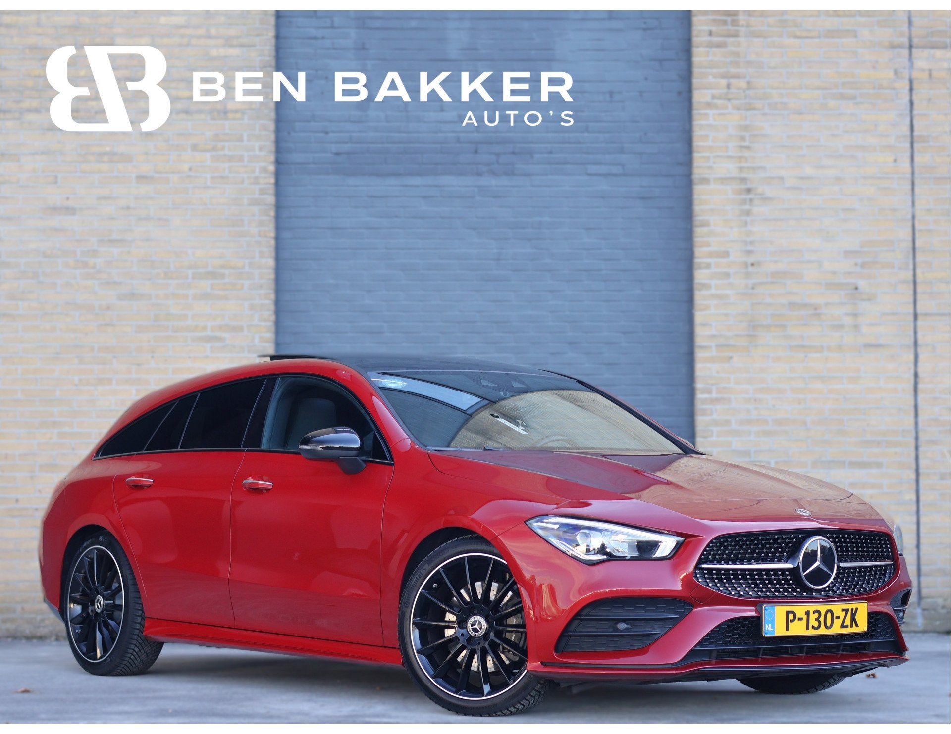 Mercedes-Benz CLA-Klasse Shooting Brake 200 AMG Line | Pano, 730 kg, 4 cilinders, Leder en Stof, 165 pk