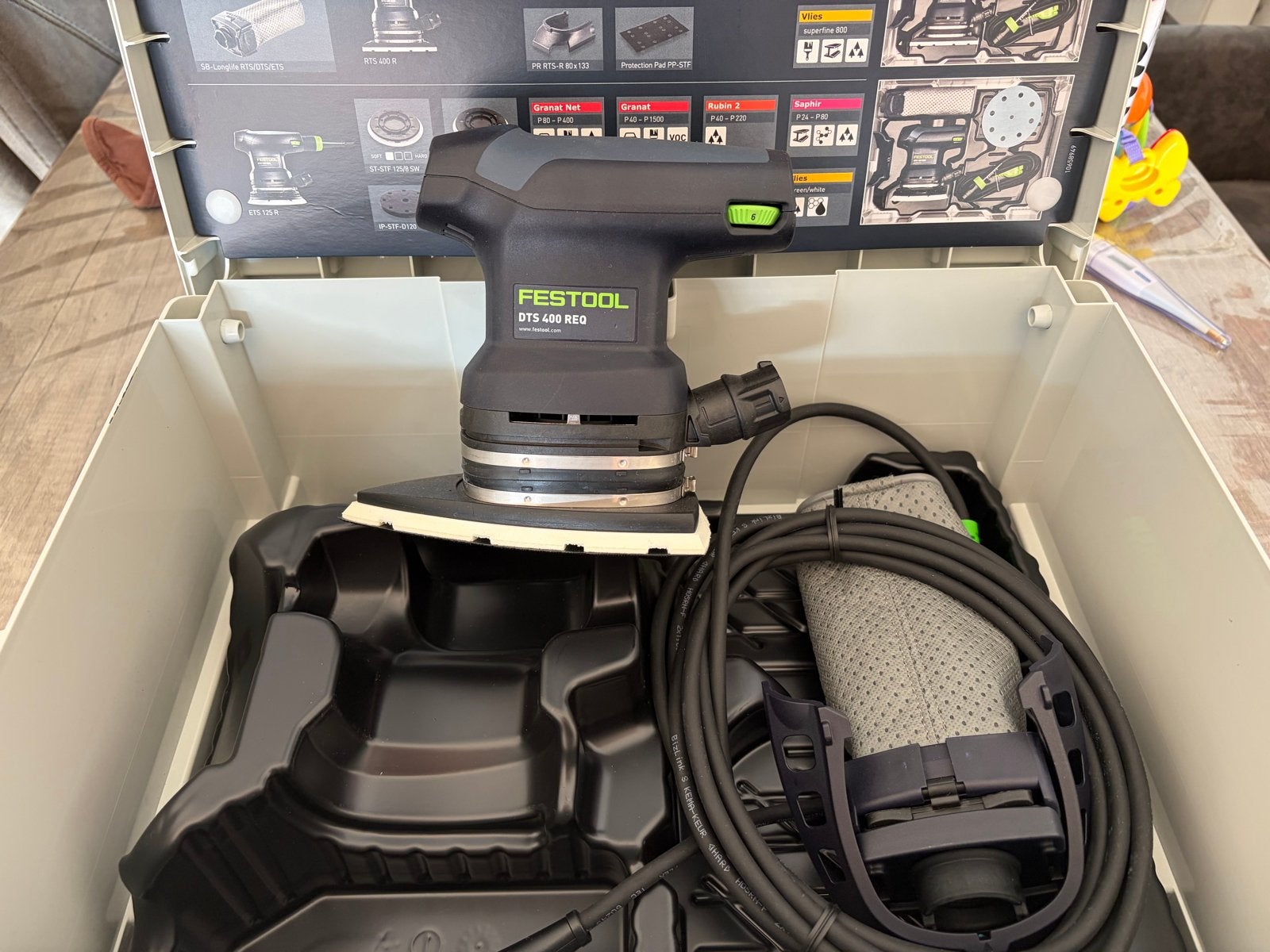 Festool DTS 400 R Deltaschuurmachine in Systainer, Ophalen of Verzenden, Nieuw, Minder dan 600 watt, Overige typen