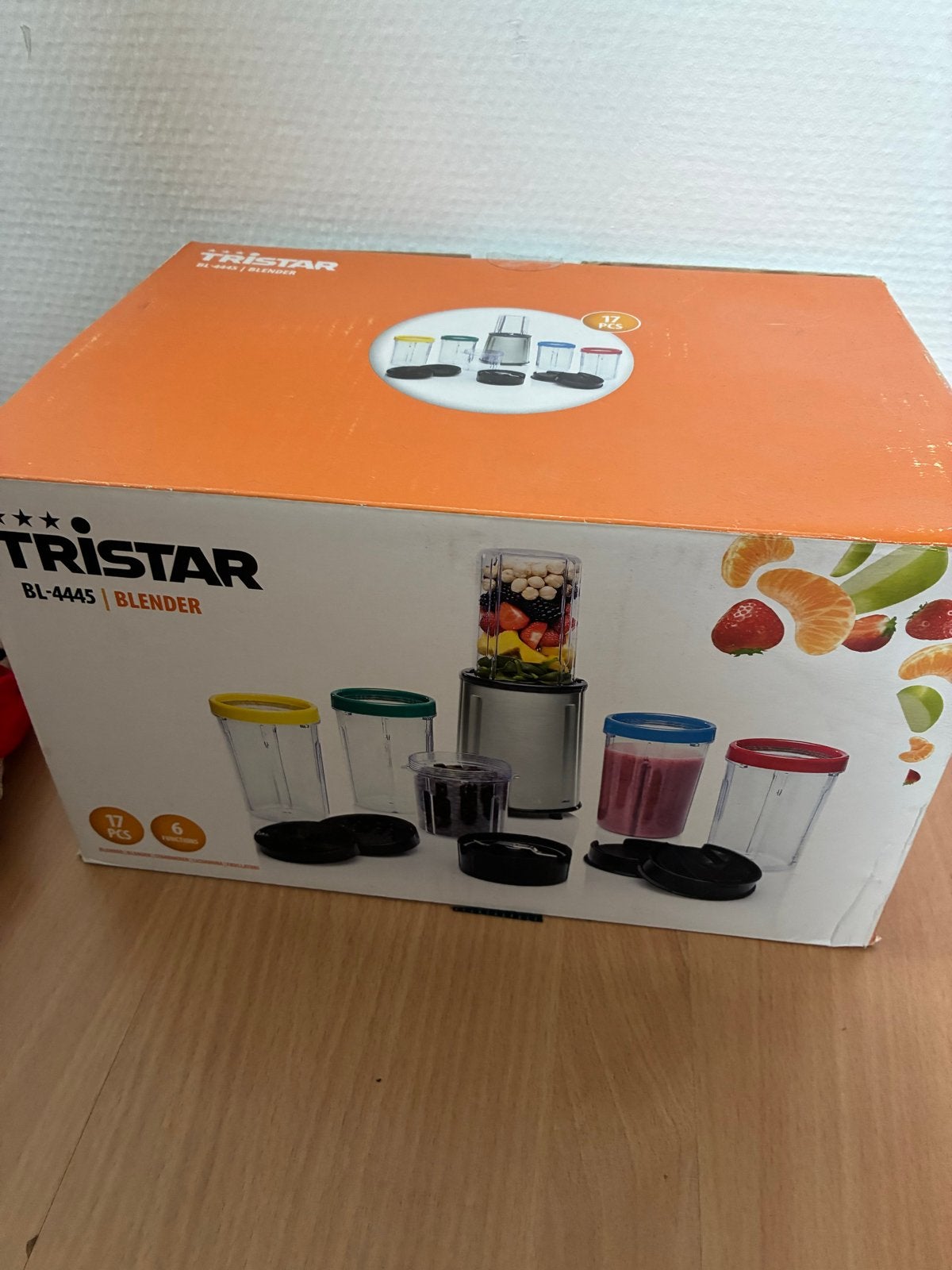 Tristar BL-4445  bekers met deksels, Witgoed en Apparatuur, Blenders, Ophalen of Verzenden, Nieuw, Blender