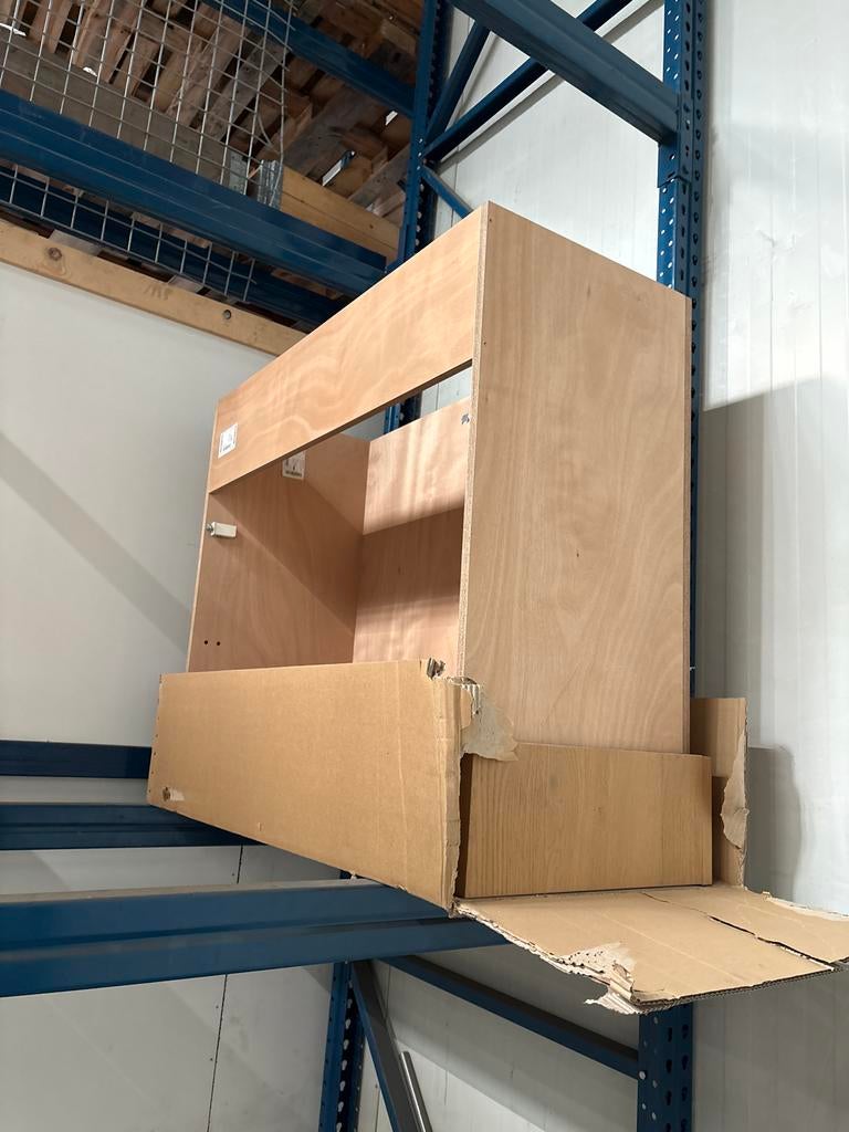Houten Schouwombouw Multiplex 18mm voor Inbouw Afzuigunit, Ophalen, Nieuw, Overige houtsoorten, Overige typen