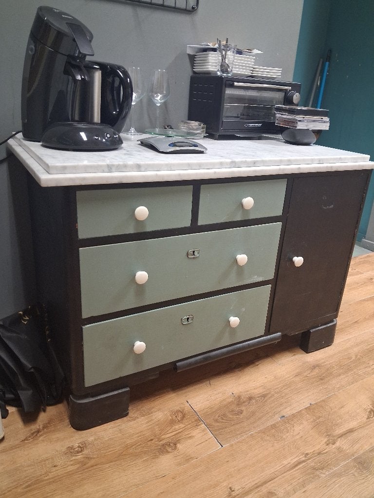 Dressoir  GRATIS afhalen, Ophalen, Gebruikt, 100 tot 150 cm, Vintage