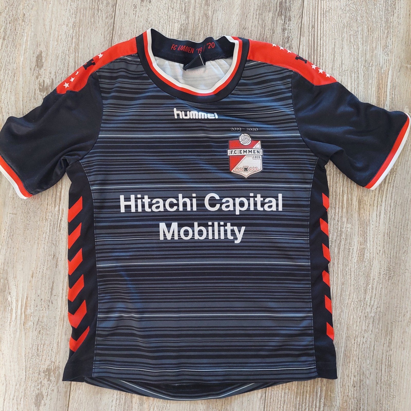 Fc Emmen shirtje maat 116, Sport en Fitness, Voetbal, Maat XS of kleiner, Ophalen of Verzenden, Gebruikt, Shirt