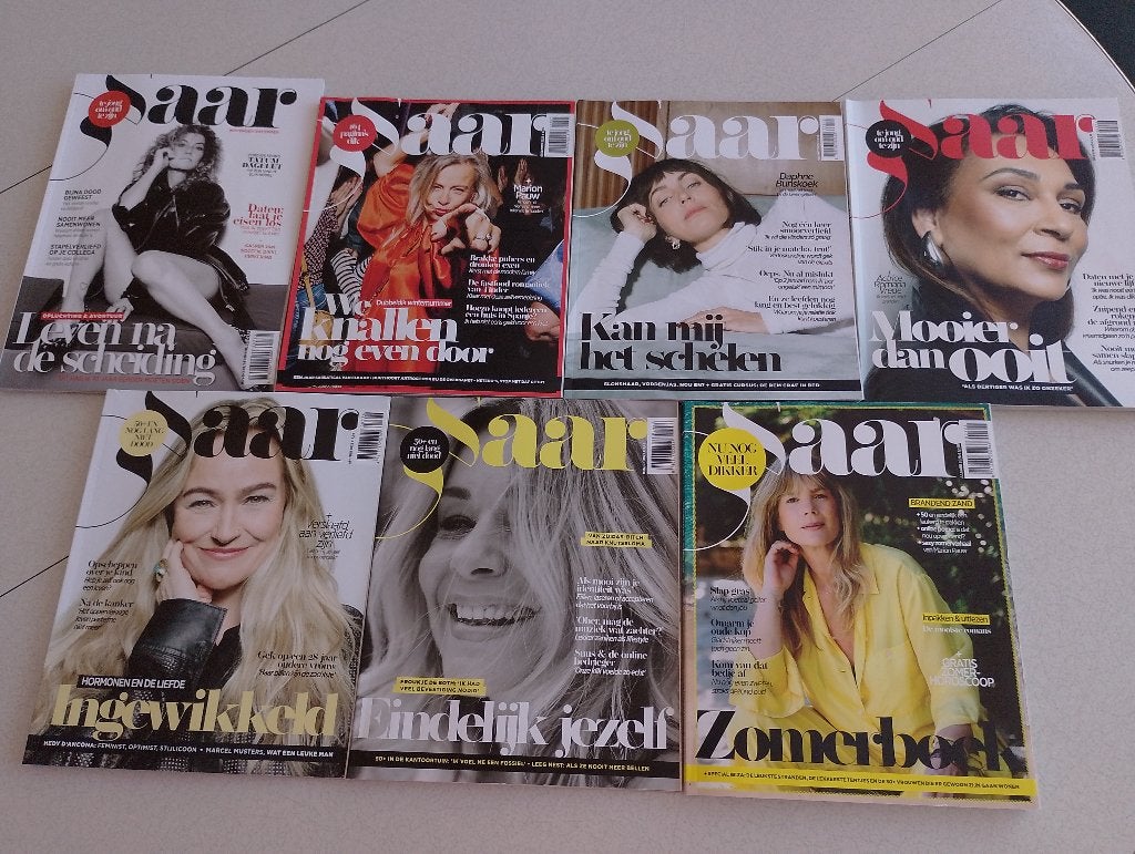 7 Saar Magazine 's  in 1 koop, Ophalen, Zo goed als nieuw, Glossy