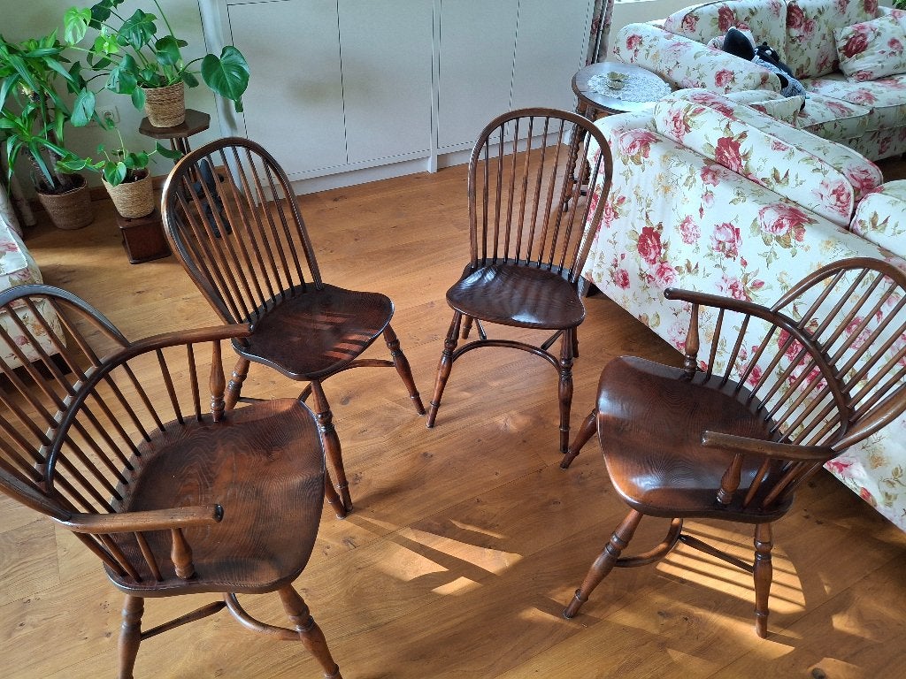 Eetkamer stoelen, Ophalen, Gebruikt, Bruin, Nostalgisch