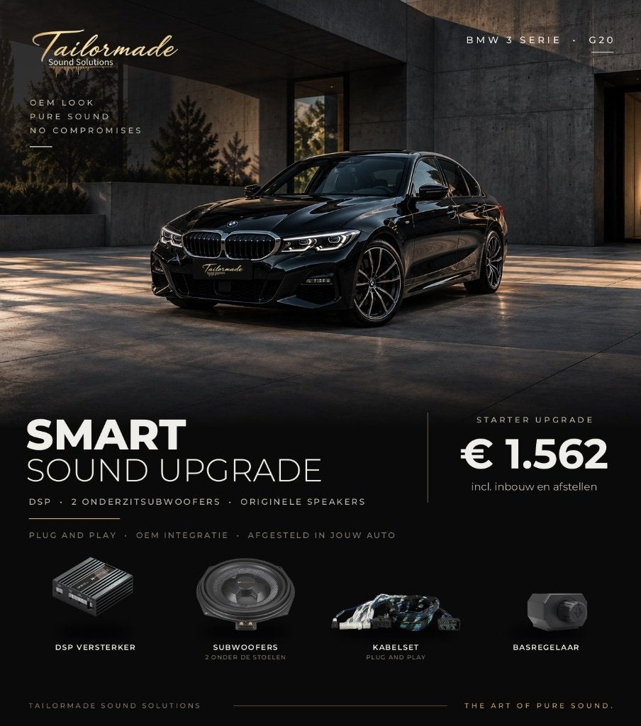 BMW 3 serie G20 audio upgrade vanaf €1.562 incl. inbouw, Auto diversen, Ophalen, Nieuw