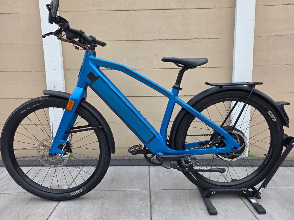 Stromer ST2 Belt blauw 2022 983wh Maat M en L speedpedelec, Fietsen en Brommers, Elektrische fietsen, Ophalen, Gebruikt, Stromer