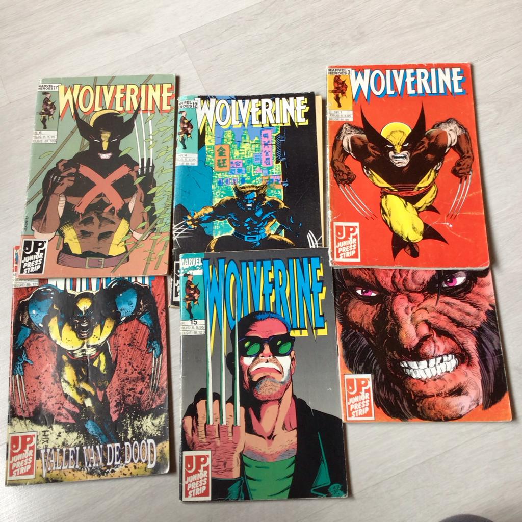Wolverine stripboeken - Junior Press Strip (6 stuks), Boeken, Stripboeken, Meerdere stripboeken, Ophalen of Verzenden, Gelezen