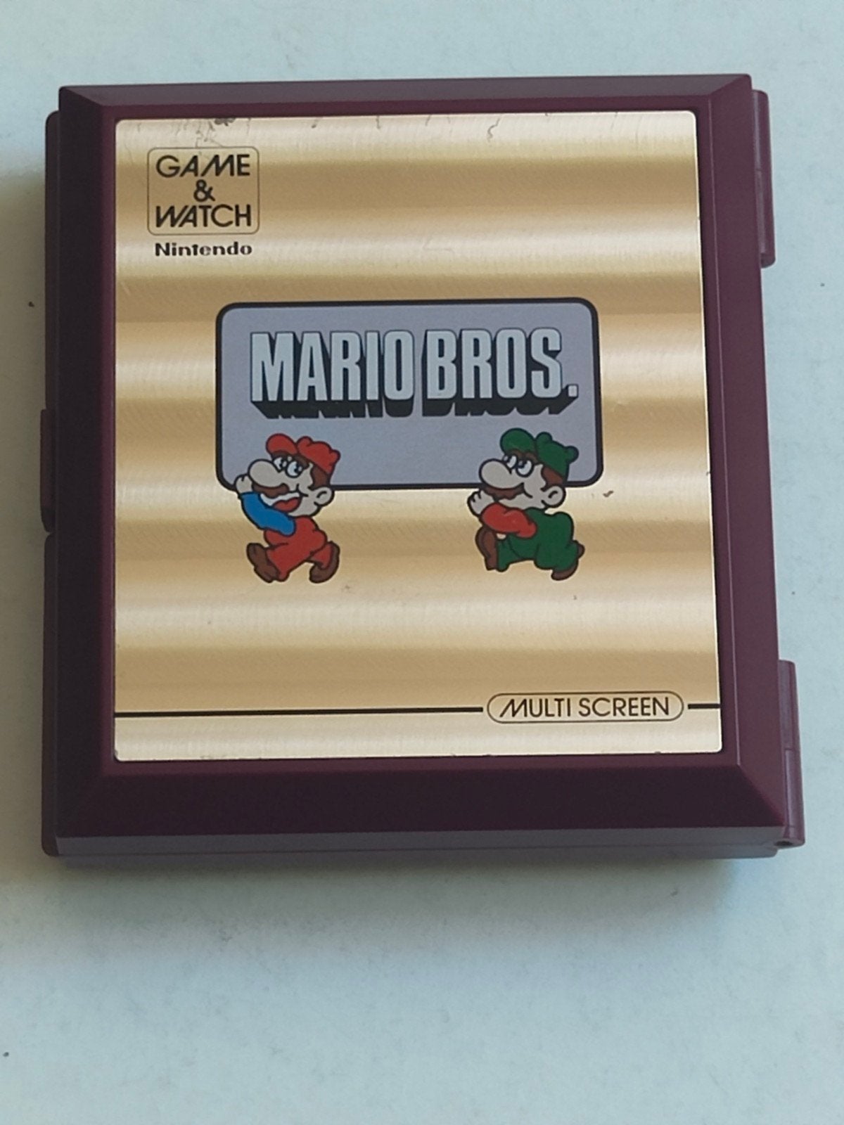 Nintendo Game & Watch Mario Bros, Spelcomputers en Games, Spelcomputers | Nintendo Game Boy, Ophalen of Verzenden, Zo goed als nieuw