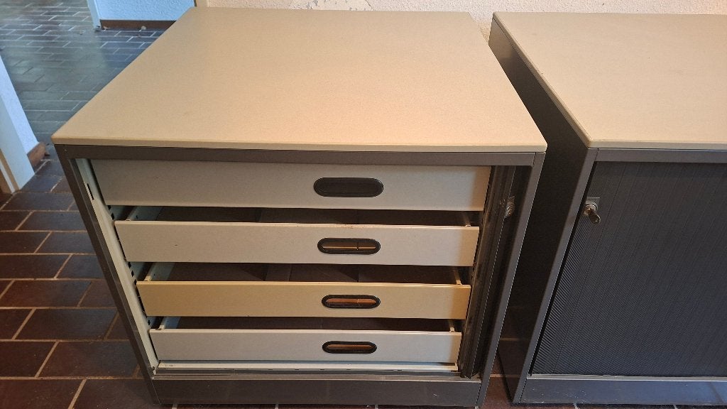 Ladenkast 80 x 80 x 75 hoog Ahrend - Synta-serie, Ophalen, 75 cm of meer, 50 tot 100 cm, 3 of 4 laden