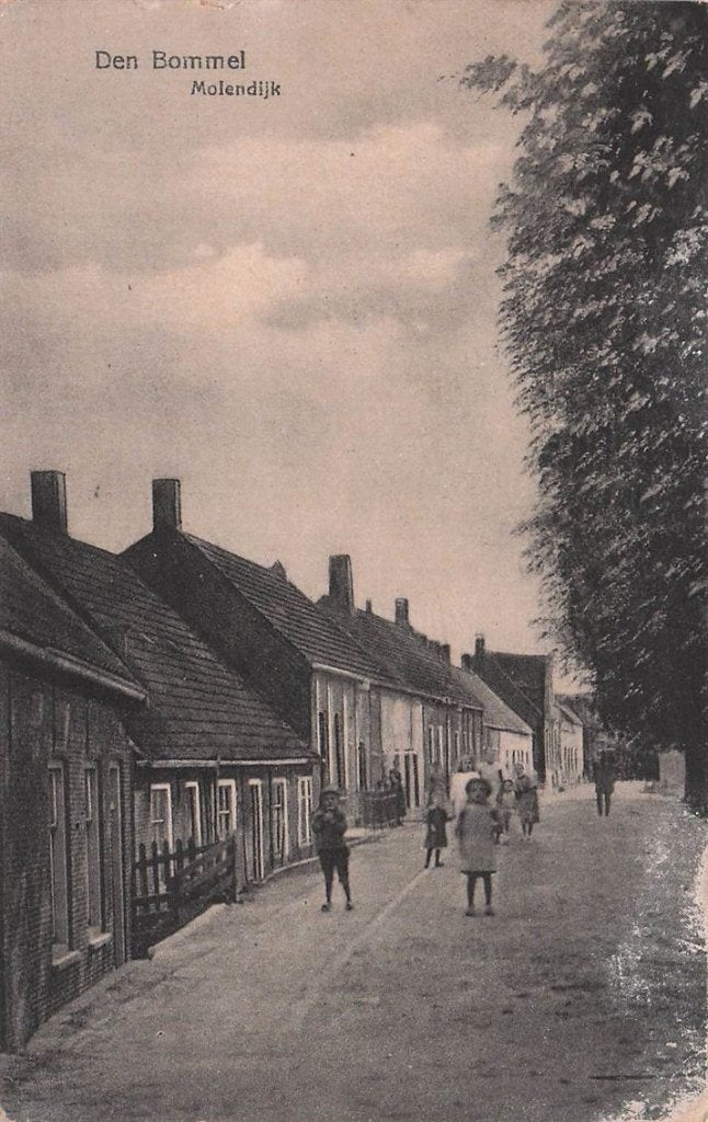 703-317-031 Den Bommel Molendijk, Verzenden, Voor 1920, Zuid-Holland