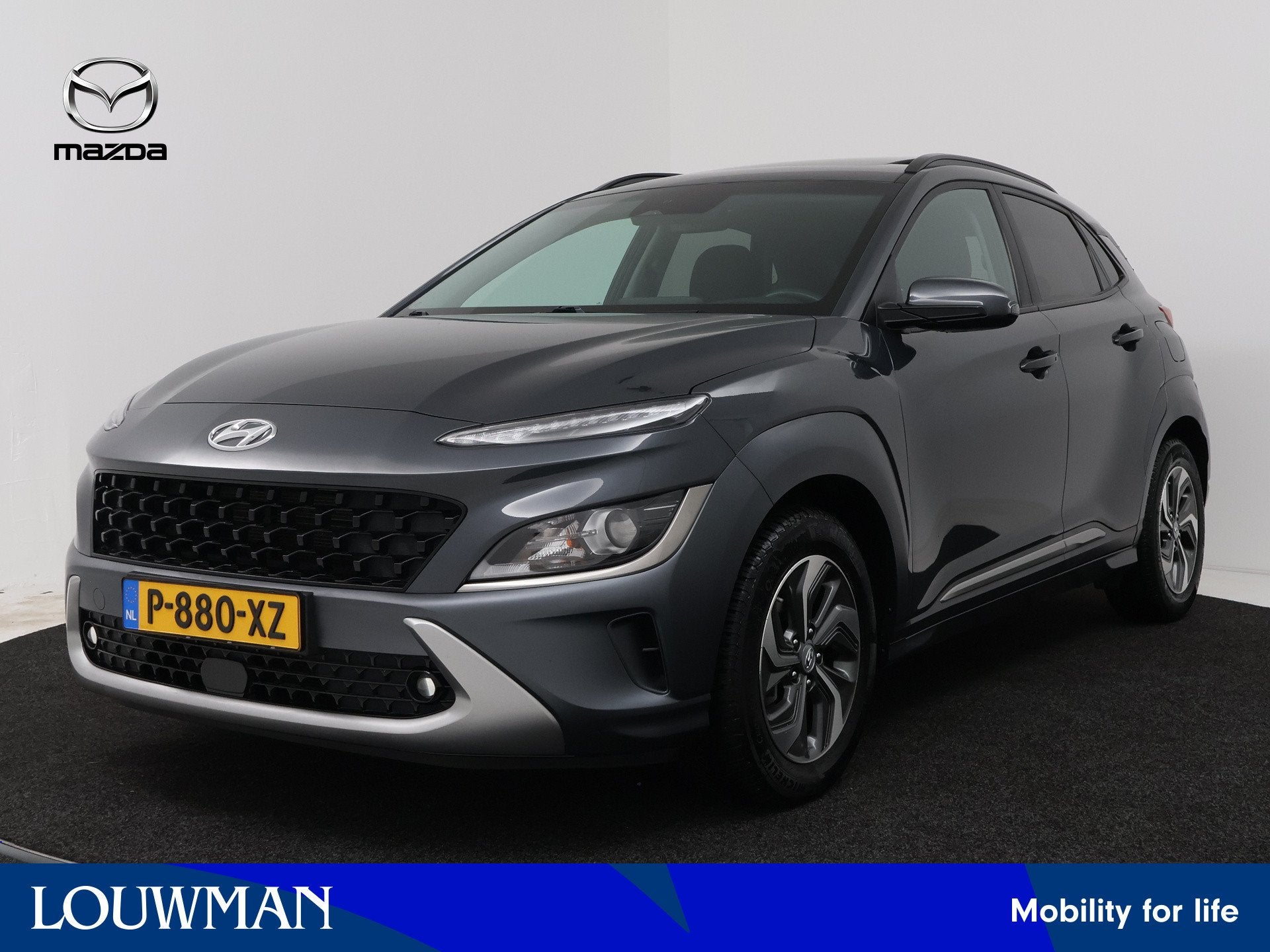 Hyundai KONA 1.6 GDI HEV Fashion Sky | Schuifdak | Camera |, Stof, Gebruikt, Origineel Nederlands, 26 km/l