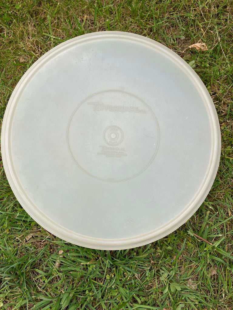 Tupperware schaal met deksel - Vintage, Ophalen of Verzenden, Gebruikt, Kunststof, Met deksel