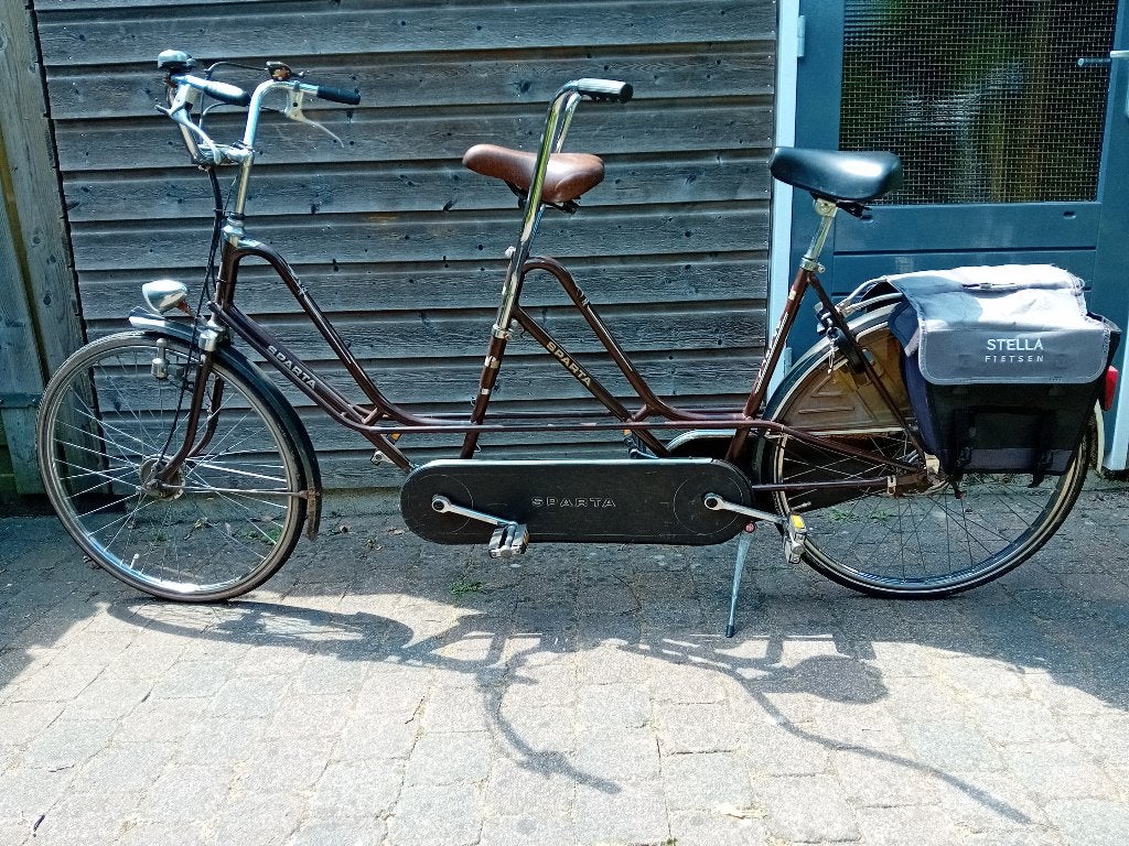 Sterke Sparta-tandem, Fietsen en Brommers, Fietsen | Tandems, Minder dan 10 versnellingen, Sparta, Gebruikt, Trommelrem