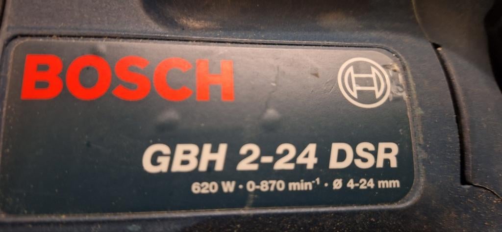Bosch GBH 2-24 DSR Boorhamer - 620W, SDS-plus, Ophalen, Boor- en/of Breekhamer, Variabele snelheid, Gebruikt
