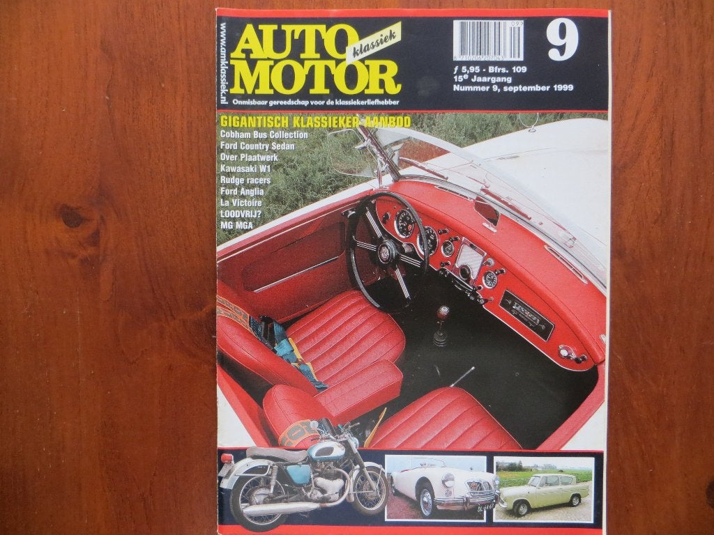 Auto Motor Klassiek 9 1999 MGA, Anglia, Cobham bussen Ford, Ophalen of Verzenden, Nieuw, Ford
