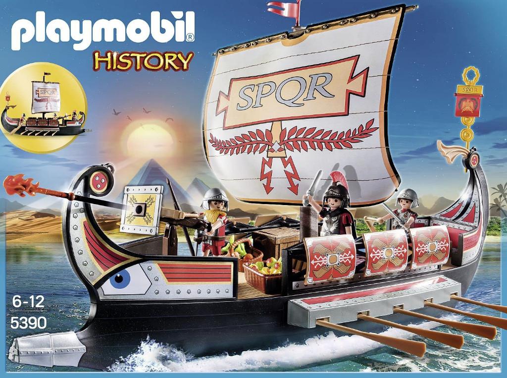 Romeins Galeischip playmobiel, Ophalen, Zo goed als nieuw, Complete set
