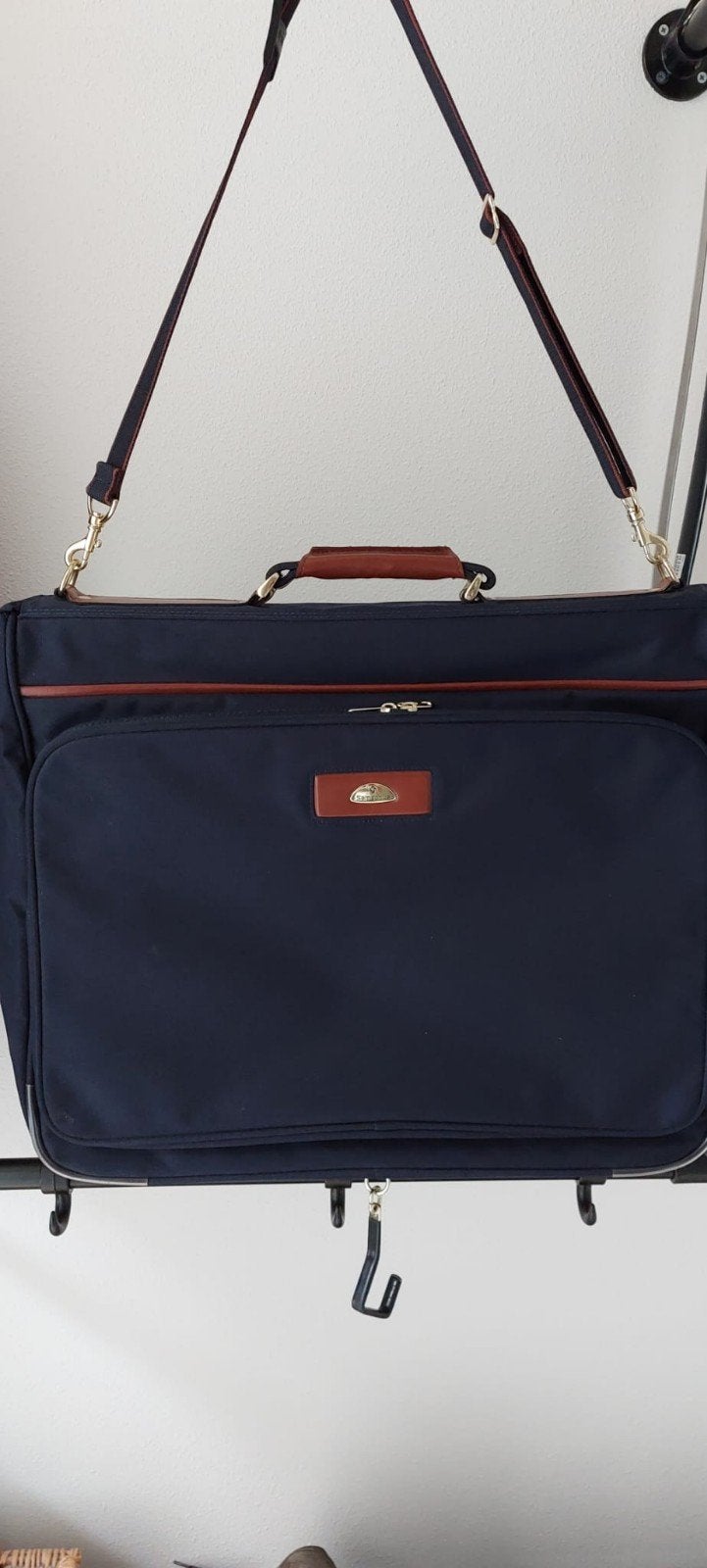 Samsonite kostuum reistas, Ophalen of Verzenden, Zo goed als nieuw, Blauw, 30 cm of meer