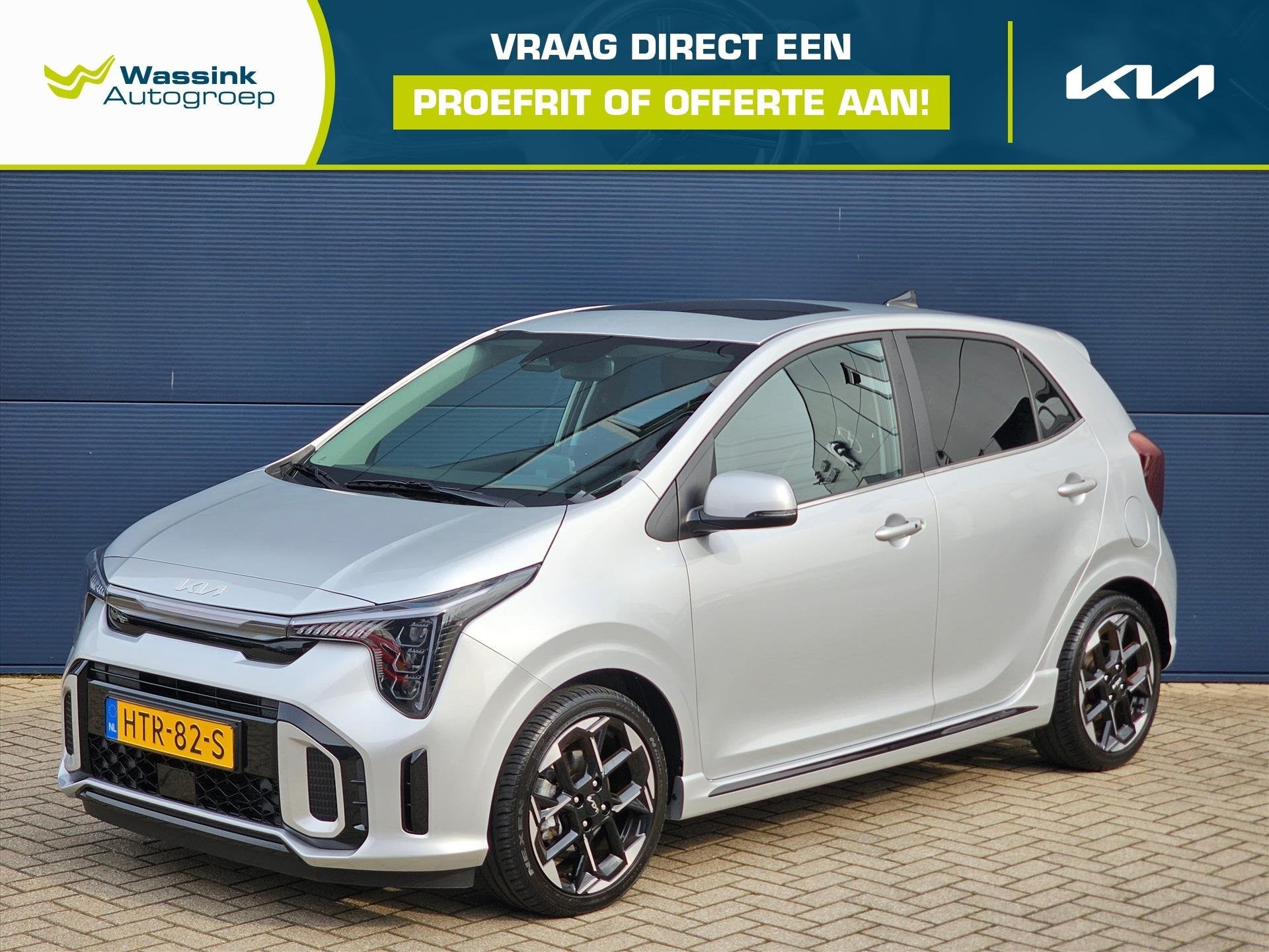 Kia Picanto 1.0 DPi 63pk 4-zits GT-Line | Stoel-/Stuurverwar