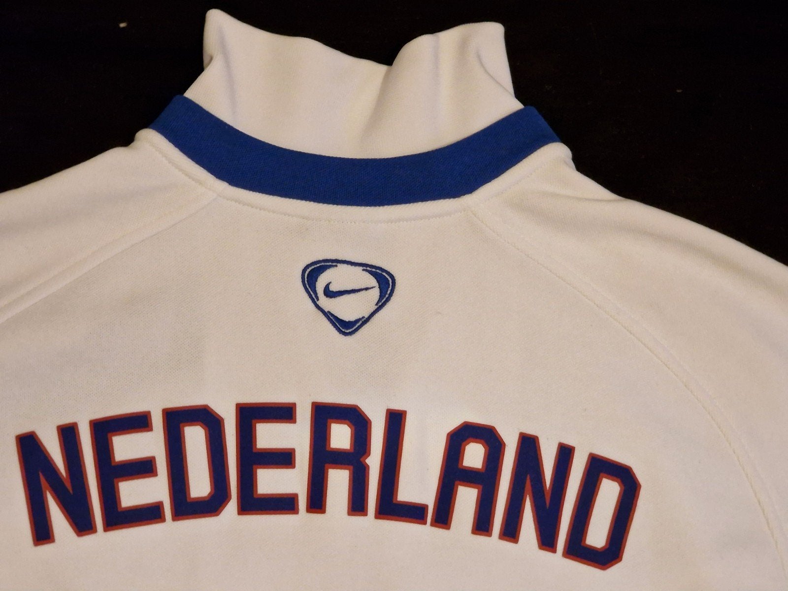Nederlands elftal vest 2008 shirt jack Nieuw staat, Maat 48/50 (M), Wit, Nike, Ophalen of Verzenden