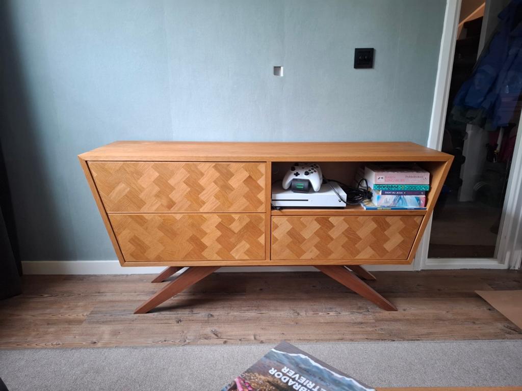 Retro tv/side meubel, Ophalen of Verzenden, 25 tot 50 cm