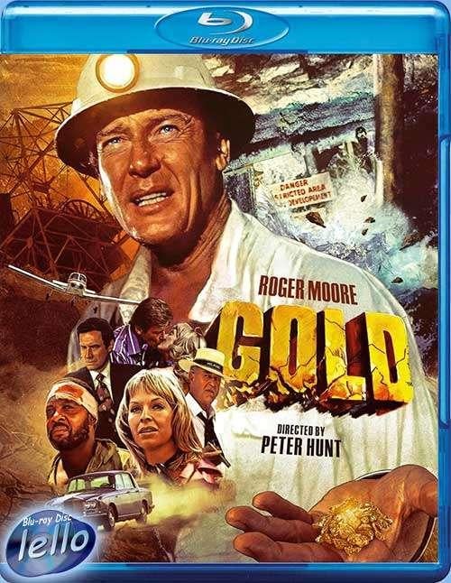 Blu-ray: Gold (1974 Roger Moore, Susannah York) KC UK nNLO, Cd's en Dvd's, Blu-ray, Ophalen of Verzenden, Nieuw in verpakking