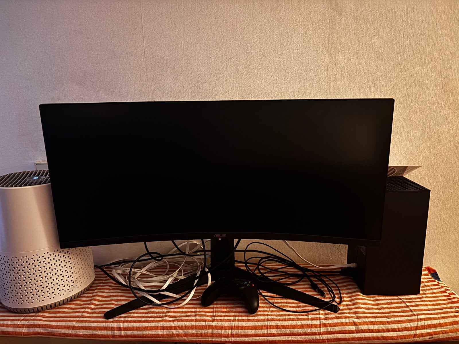 ASUS TUF Gaming VG34VQL3A Curved Gaming Monitor, Computers en Software, Gaming, Curved, VA, Ophalen of Verzenden