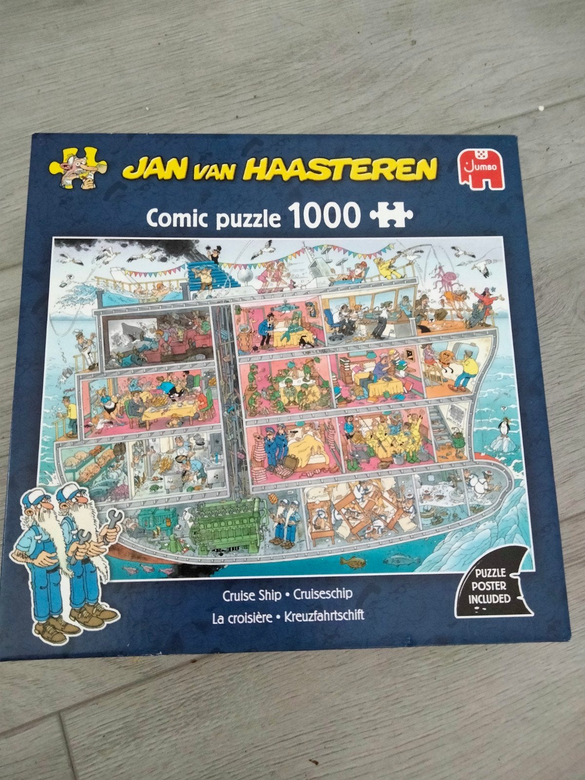 nieuwe Jan van Haasteren Comic Puzzel 1000 stukjes - Cruises, Ophalen of Verzenden, Meer dan 50 stukjes, Gebruikt, 6 jaar of ouder