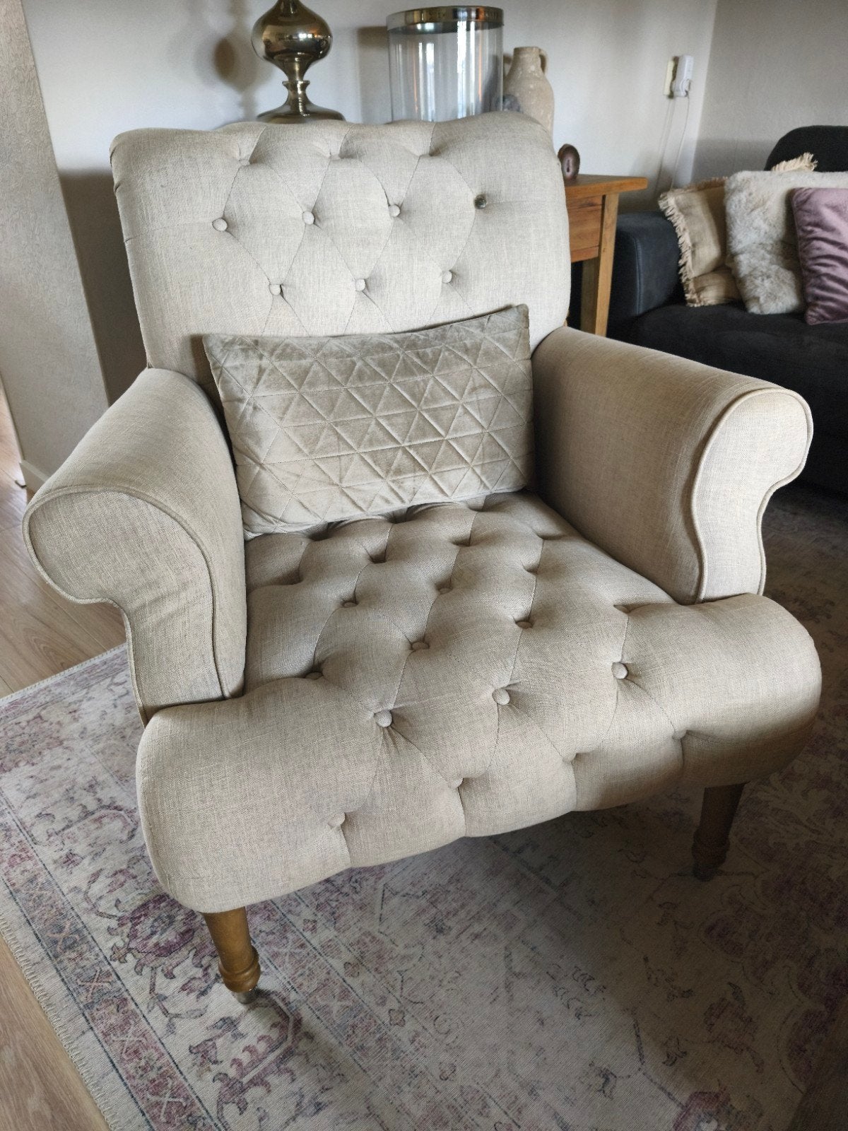 Rivièra Maison fauteuil, Ophalen, 75 tot 100 cm, Stof, 75 tot 100 cm