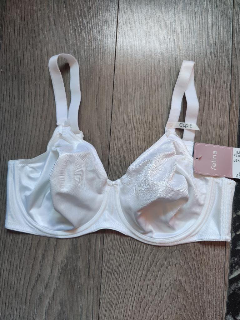 FELINA GLANS NAADLOZE HAGELNIEUWE WITTE BH 80 E, Ophalen of Verzenden, Wit, BH