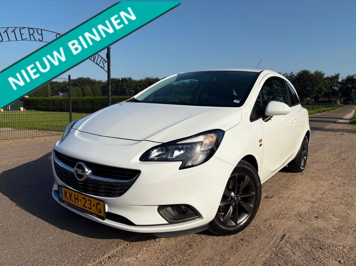 Opel Corsa E 1.2 16V 3D 2019 Wit airco, Auto's, Opel, Bedrijf, Corsa, ABS, Airbags, Airconditioning, Apple Carplay, Bluetooth