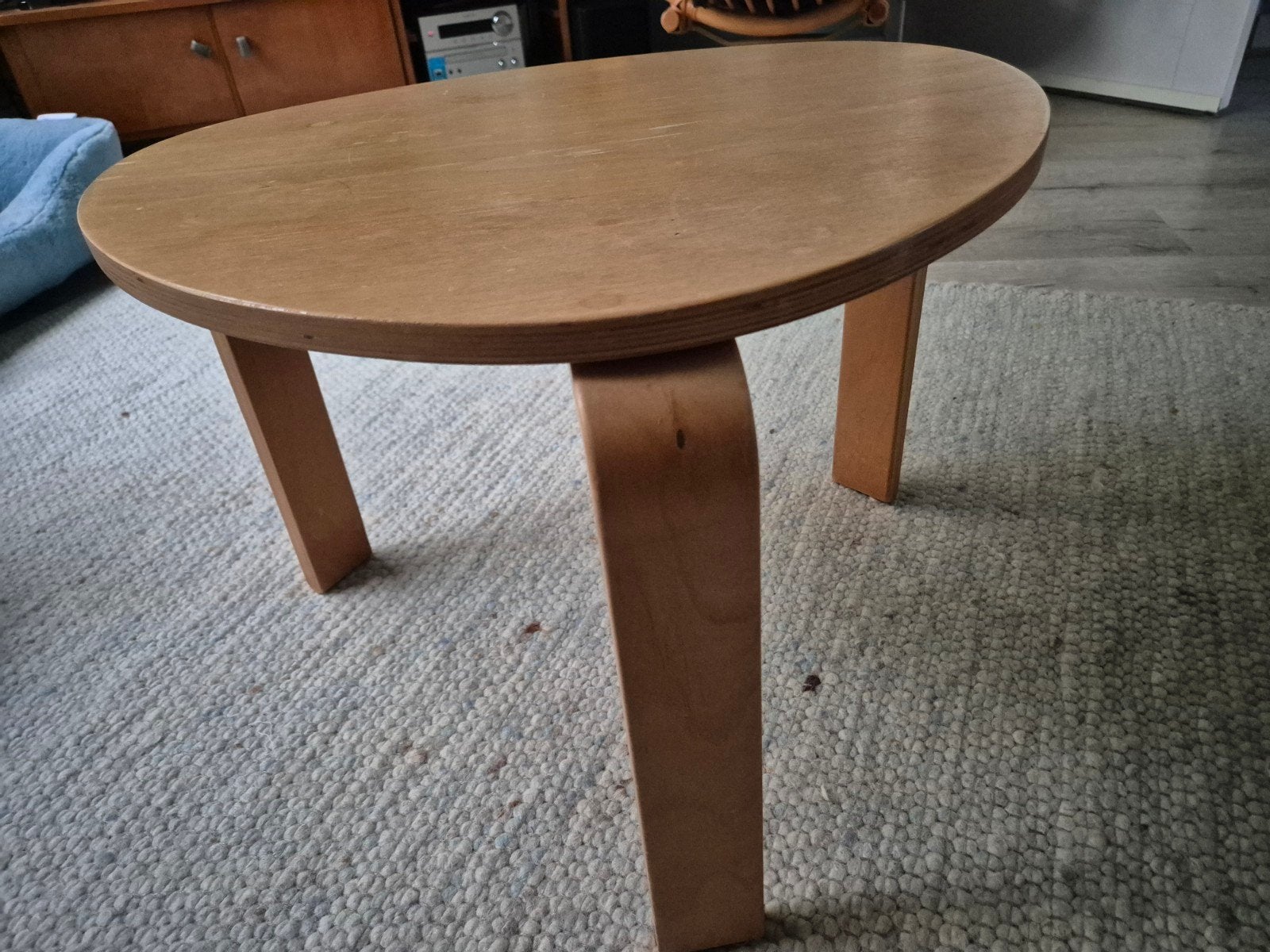 Svalsta tafeltje Ikea salontafel bijzettafel hout, Huis en Inrichting, Ophalen, Gebruikt, Minder dan 55 cm, 45 tot 60 cm