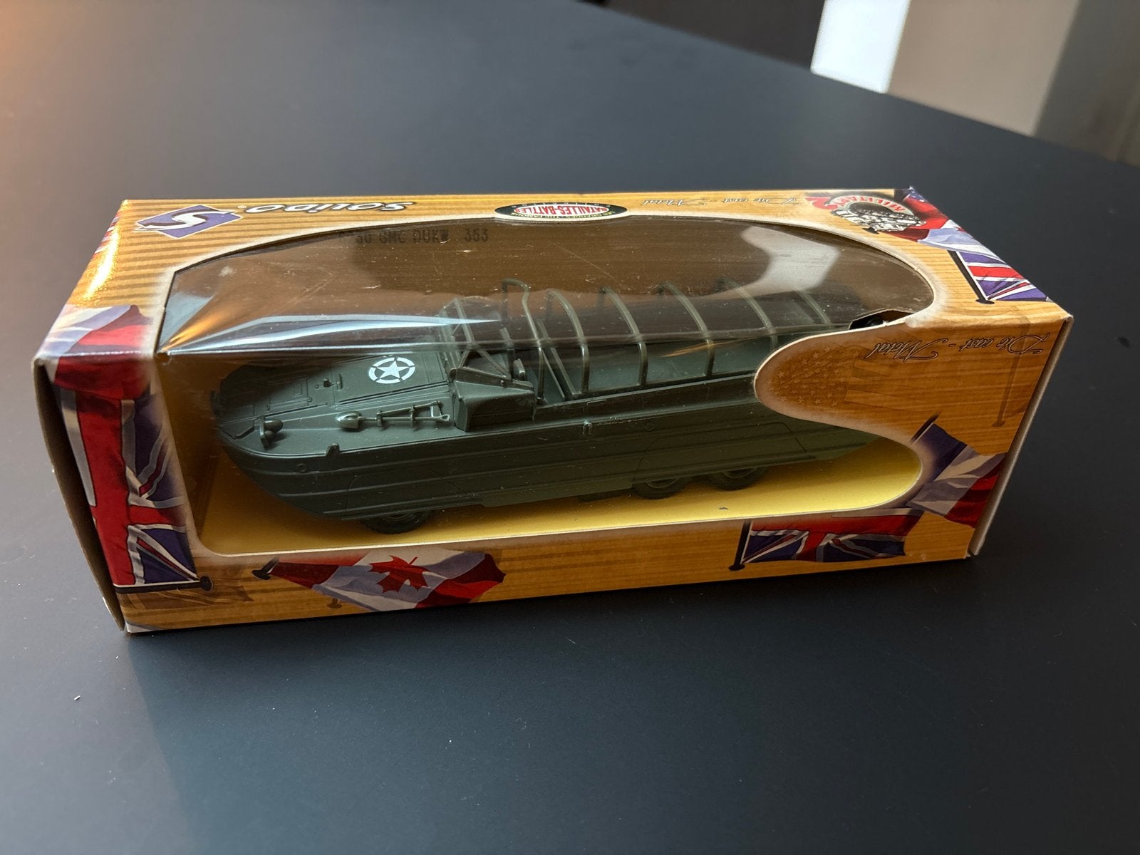 Solido GMC DUKW 353 - Schaal 1:50 - In Originele Doos, Ophalen of Verzenden, Zo goed als nieuw, Bus of Vrachtwagen, Overige merken