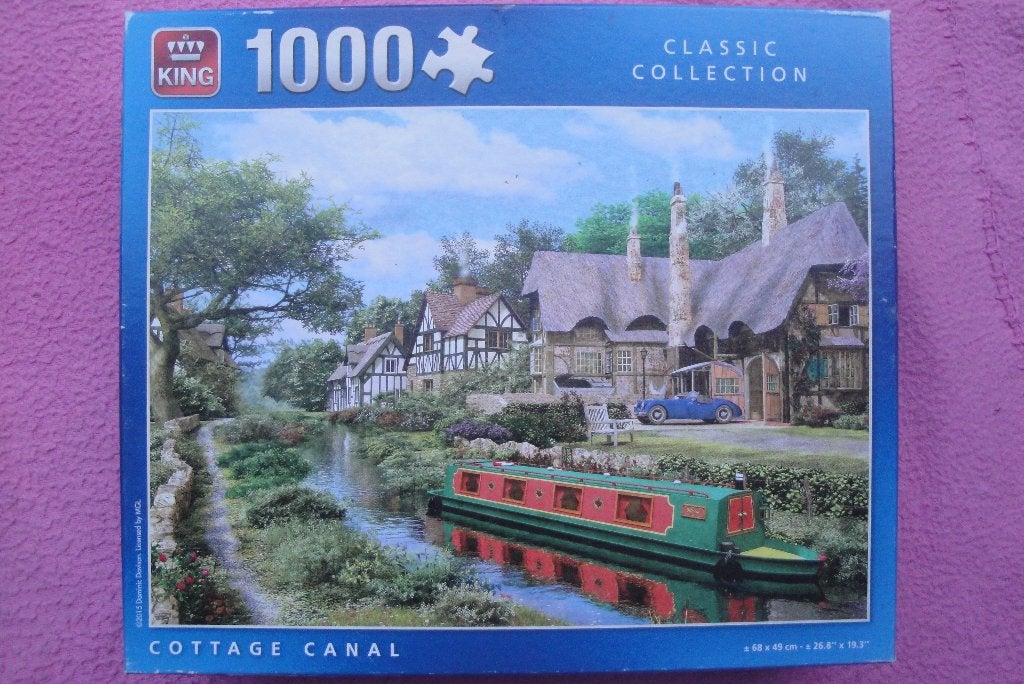 KING CLASSIC COLLECTION PUZZLE 1.000 stukjes voor 2,50euro., Ophalen of Verzenden, 500 t/m 1500 stukjes, Zo goed als nieuw, Legpuzzel