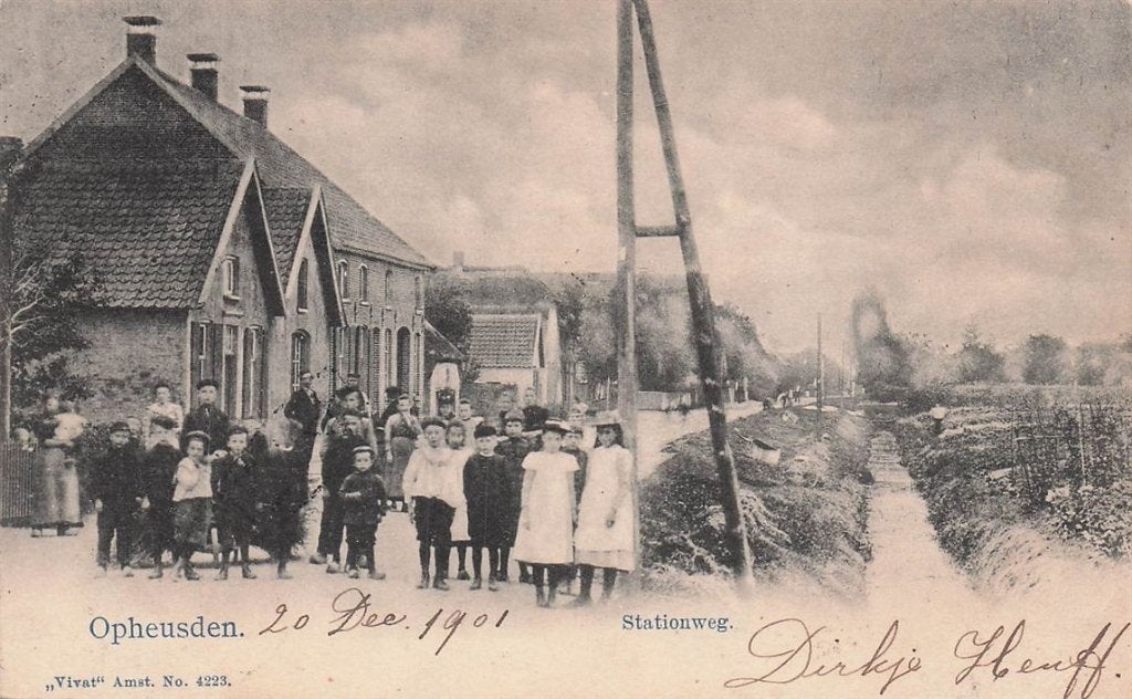 702-390-049 Opheusden Stationweg, Verzenden, Voor 1920, Gelderland