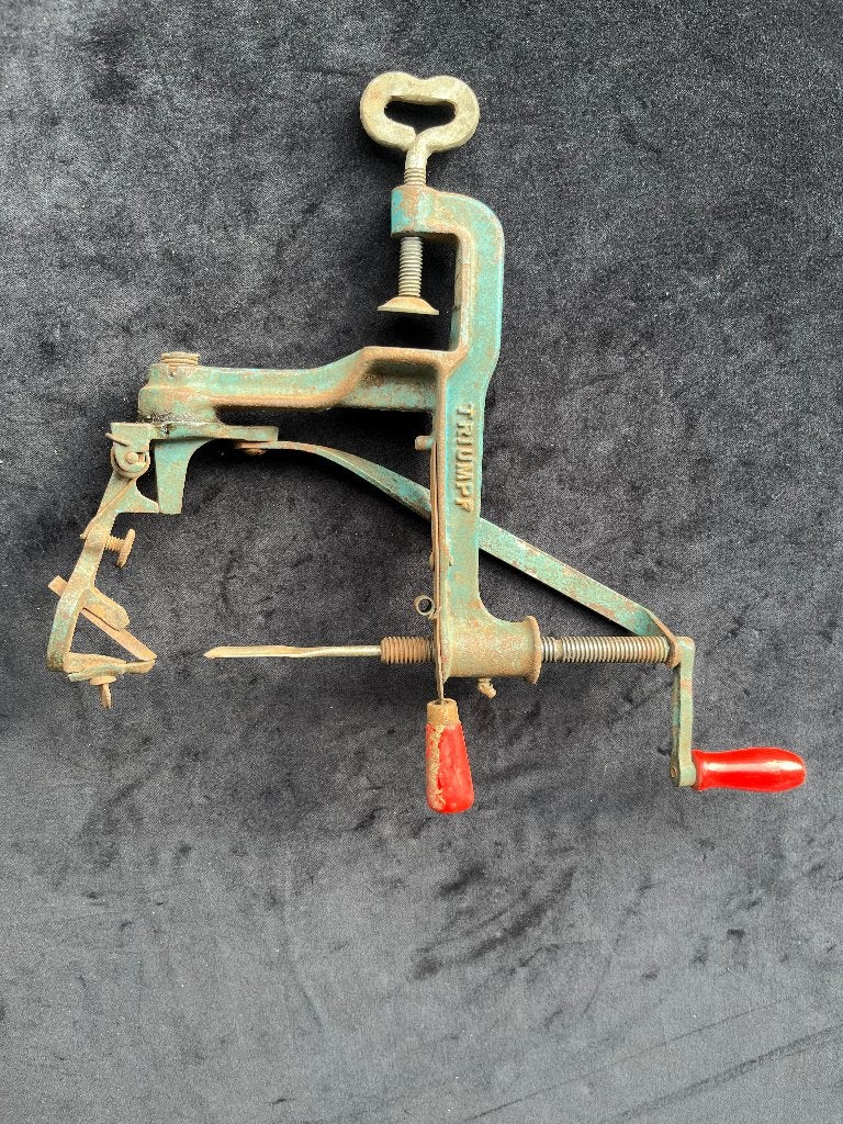 Antieke handbediende appelboor/appelschiller "Triumpf", Ophalen of Verzenden