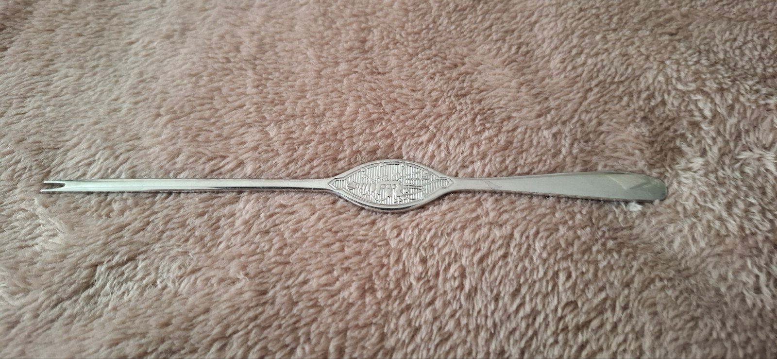 Vintage zilverkleurige kreeften-/krabvork, Ophalen