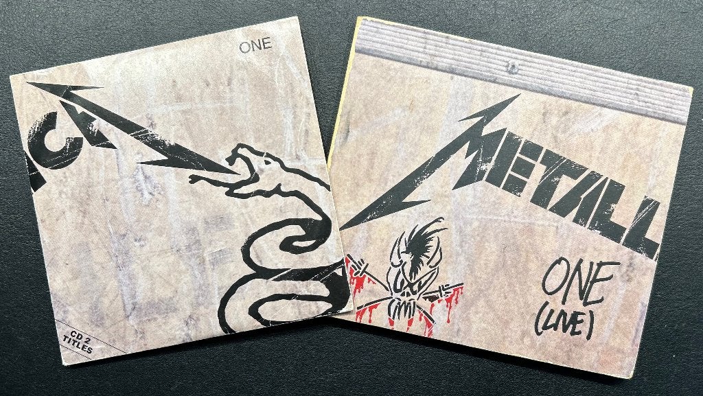 METALLICA - One (live) ( 2x CD; 4 tracks & 2 tracks ), Ophalen of Verzenden, Gebruikt