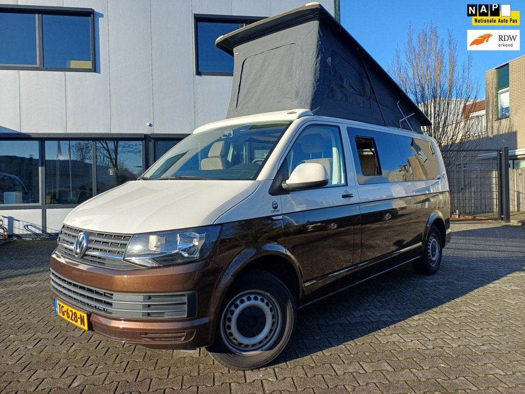 Volkswagen TRANSPORTER 2.0 TDI BUSCAMPER/HEFDAK/4PERSONEN/EU, Caravans en Kamperen, Campers, Buscamper of Camperbus, Volkswagen