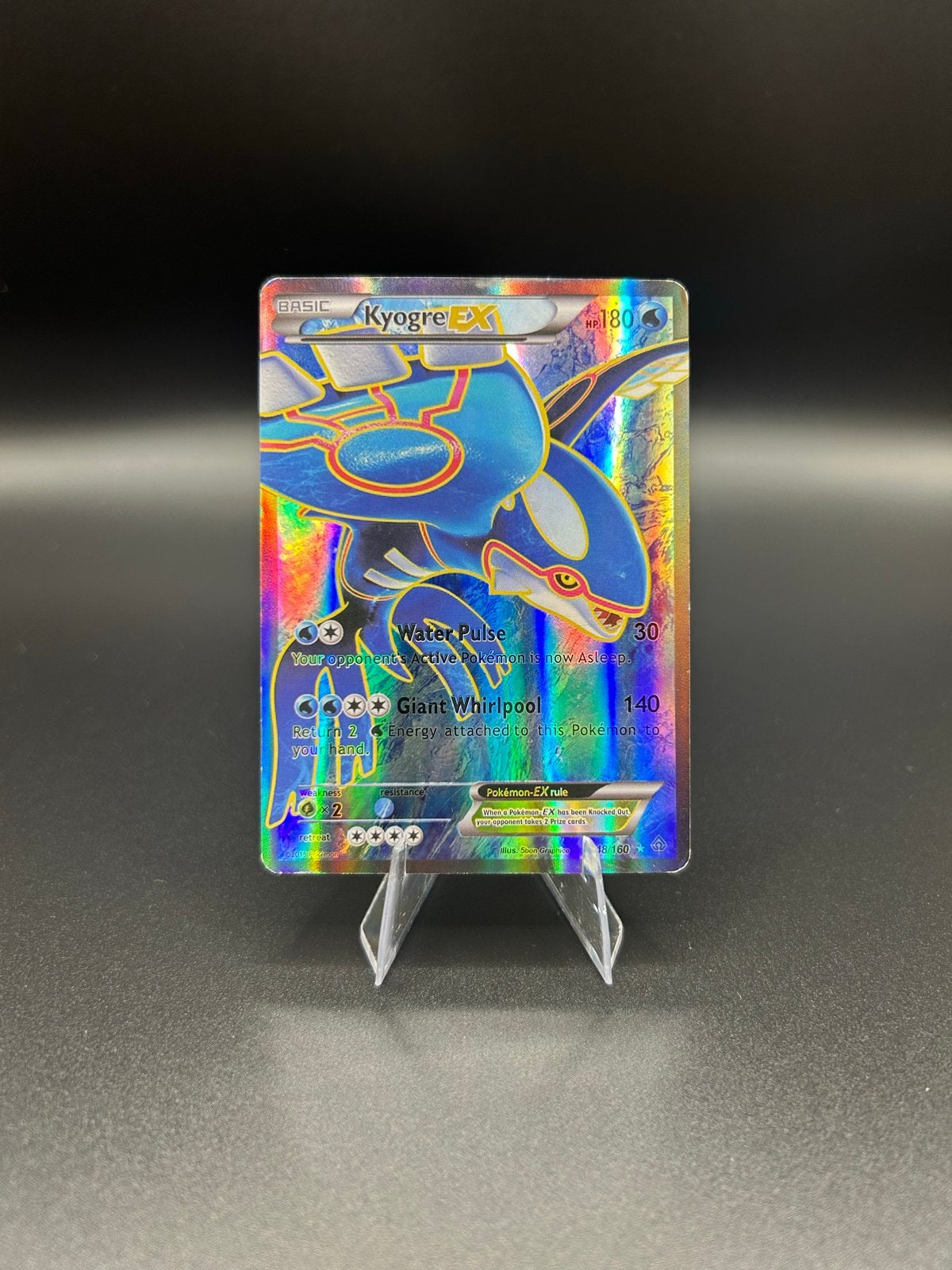 Kyogre EX Full Art Pokemon Kaart (XY Primal Clash 148/160), Hobby en Vrije tijd, Verzamelkaartspellen | Pokémon, Ophalen of Verzenden