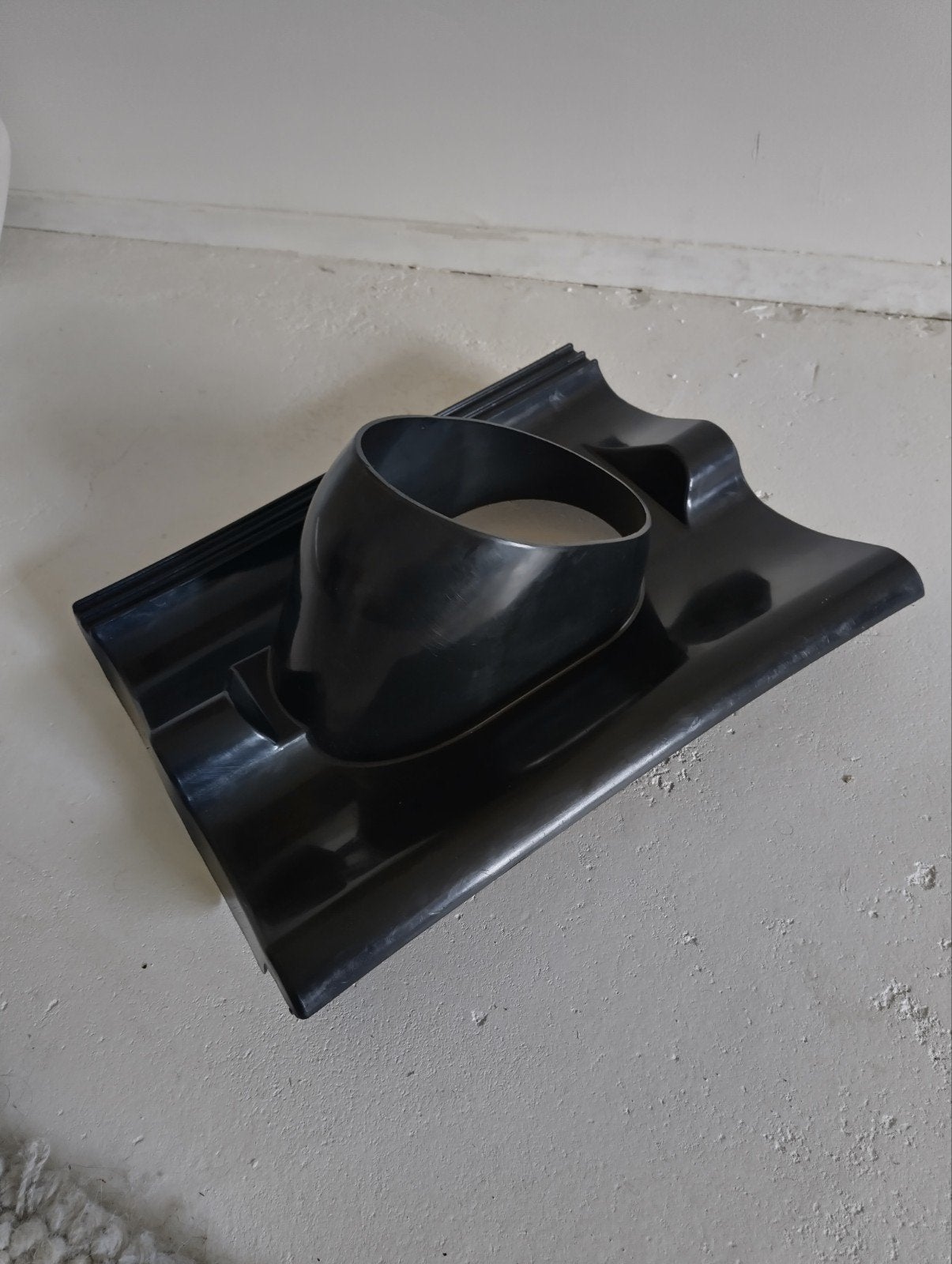 Dakpan PE sneldek model F 1P doorvoer zwart, Doe-het-zelf en Verbouw, Kunststof, Zwart, Nieuw, Ophalen of Verzenden