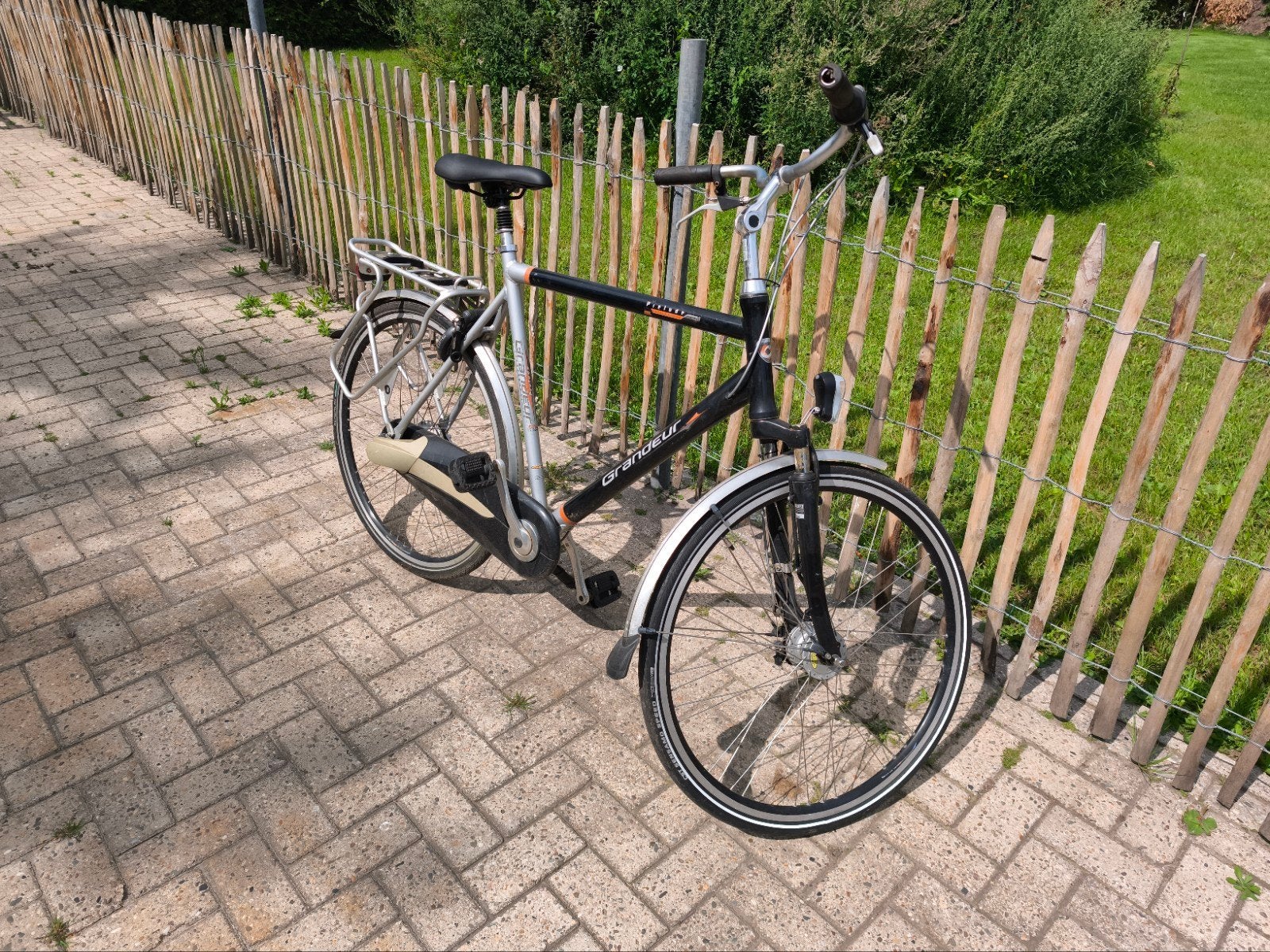 Mooie herenfiets te koop framehoogte 61cm, Gebruikt, Versnellingen, 61 tot 65 cm, Schijfrem