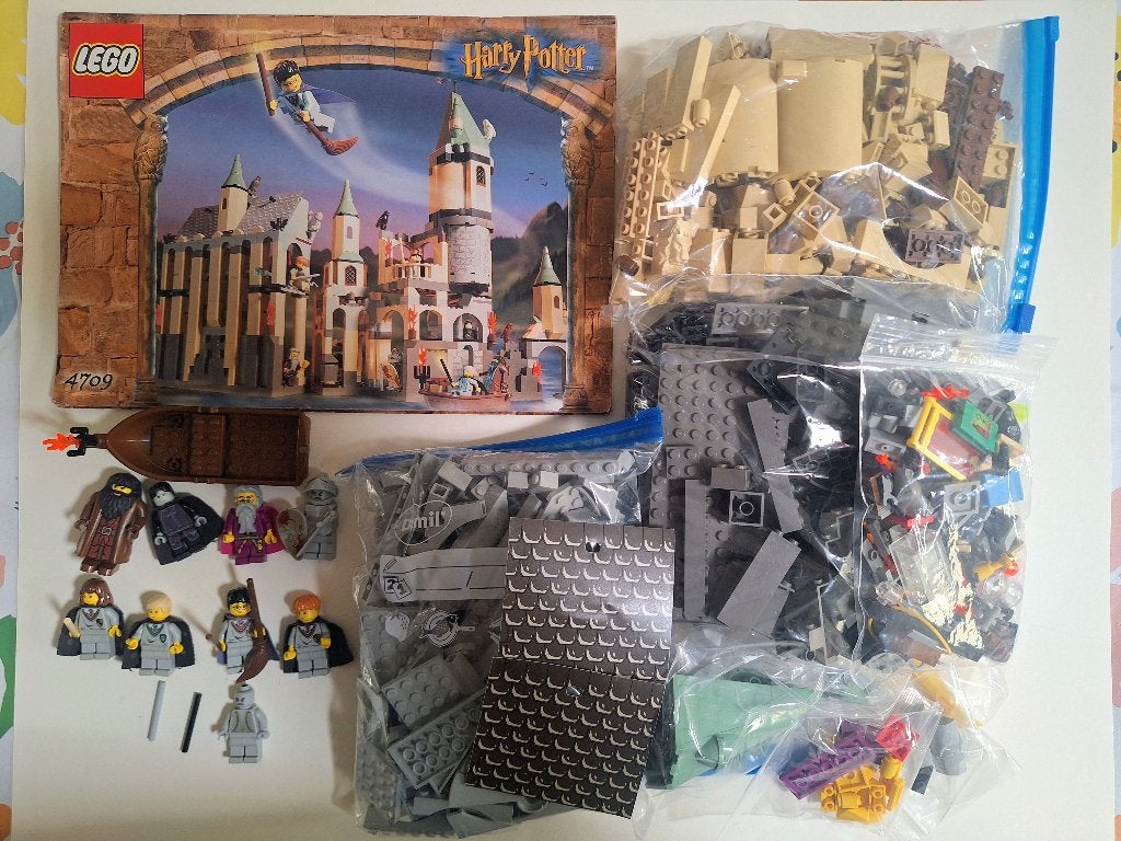 Lego Harry Potter 4709 Zweinstein Kasteel, Gebruikt, Inclusief instructies, Lego, Harry Potter