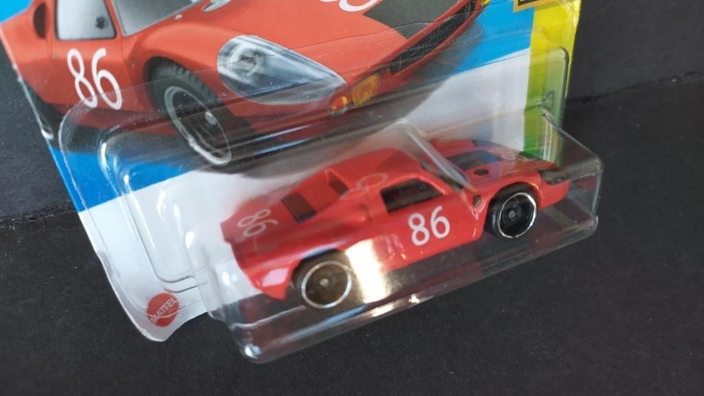 Porsche 904 Carrera GTS red 1:64 3inch Hotwheels Pol, 1186 MJ 1 NL, Auto, Verzenden, Nieuw