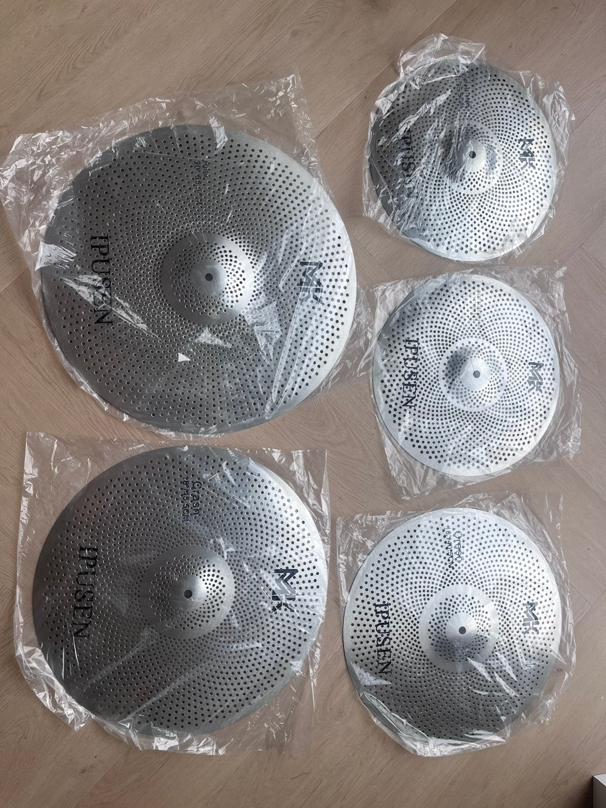 Mute cymbal set 14-16-18-20, Ophalen of Verzenden, Zo goed als nieuw, Drums of Percussie