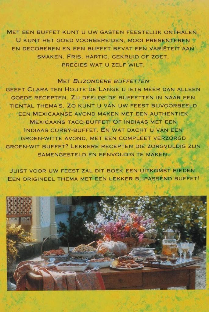 Bijzondere buffetten (1994), Boeken, Verzenden, Zo goed als nieuw, Nederland en België